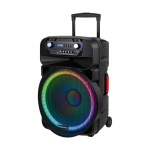 Kruger Kruger & Matz Active speaker (with 2 wireless microphones UHF, SD, Bluetooth, FM, USB, LED) 60 watts
