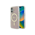 Case Case Guess GUHMP16MH4STP iPhone 16 Plus 6.7" pink hardcase IML 4G MagSafe