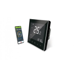 SPRING TR2000-1WB, Thermostat, for electric underfloor heating, black