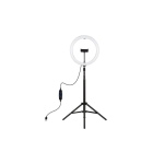 Puluz LED ring lamp 30cm with tripod stand up to 1.65m and phone holder, USB