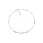 Brilio Brilio Silver Elegant silver bracelet with zircons BRC157W