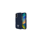 Case Case Guess Denim Triangle Logo MagSafe for iPhone 16 blue