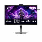 AOC AGON PRO AG276QSG2 PC lamekuvar 68,6 cm (27") 2560 x 1440 pikslit Quad HD Must, Hall