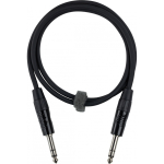 Fuj:tech 6,3 mm TRS uros &ndash; 6,3 mm TRS uros audiokaapeli, 10 m, musta