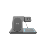 Gembird 3-in-1 foldable wireless charger stand, 15 W, Samsung