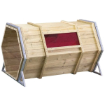 CLASSIC CLASSIC WORLD EDU puidust roomamis tunnel akendega &bdquo;Baza XXL&ldquo;