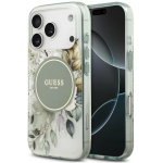 Guess IML Flower & Tonal Circle MagSafe korpus iPhone 18 Pro / 17 Pro roheline
