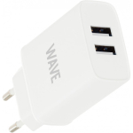 Laine Laine vahelduvvoolu adapter 2 x USB, 3,1 A, valge