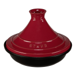 Staub Tajine 28cm round, cherry cast iron, Tagine specialities