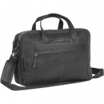 The The Chesterfield Brand Ryan computer bag for 17" laptop, black