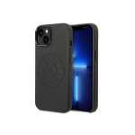 Case Case Karl Lagerfeld KLHCP14MFWHK iPhone 14 Plus 6.7 inch hardcase black/black leather perforated logo