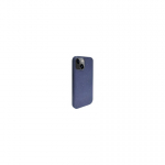 iLike Apple iPhone 13 Silicone plastic case Eco Print Design Blue