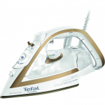 Tefal Puregliss FV8042 Kuivalt ja auruga triikimine Durilium AirGlide Autoclean soleplate 3000 W Pronks, Valge