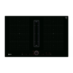 Neff T58PL6EX2 + Z861SB2 Must Sisseehitatud 80 cm Tsooniga induktsioonplaat 4 tsoon(id)