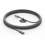 Logitech 952-000195 USB-kaabel USB 3.2 Gen 2 (3.1 Gen 2) 5 m USB C Grafiit, Violetne