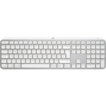 Logitech MX Keys S for Mac klaviatuur Kontor RF juhtmeta &uuml;hendus + Bluetooth QWERTZ Saksa keel Alumiinium, Valge