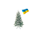 PE PE Christmas tree Classic 160 cm, snowy (210/160/GS)