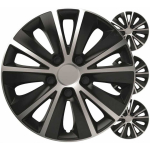 Versaco Car hubs 4pcs rapide set black silver 15 inch color box