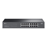 TP-Link LS1016G v&otilde;rgul&uuml;liti Mittejuhitav Gigabit Ethernet (10/100/1000) Must