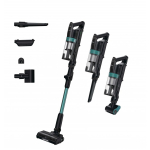Hoover HF1P10PX 011 Varstolmuimeja Patarei Kuiv Vaht, Mikro Kotita 0,7 l 165 W Must, T&uuml;rkiis 22 Ah