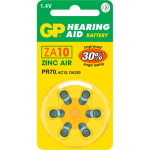 GP GP Batteries Hearing Aid ZA10 &Uuml;hekordne patarei PR70 Tsink&otilde;hk