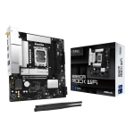 Peamise Peamise plaat ASROCK Intel B860 LGA 1851 (Socket V1) micro ATX RAM DDR5-SDRAM 2xPesasid Wi-Fi Jah Bluetooth Jah 1xM.2 (M) pesade