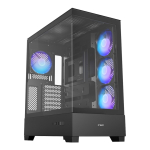 FSP M370-BA Case Midi Tower mITX, mATX, ATX (BTF) Black ARGB Must