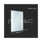 Seinalamp Seinalamp V-tac Peegel 7W LED valgustusega, kroomitud viimistlus, 6400K