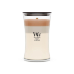 WoodWick Caf&eacute; Macchiato vaha k&uuml;&uuml;nal Tsylinder Kohv Valge, Pruun 1 tk