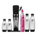 Sodastream Art Valuepack gaasimakseri, must