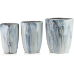 Mondex Mondex Alates 1986 NEVA MARBLE 3 t&uuml;kist portselanikomplekt 37x37x45,5cm 30,5x30,5x42,5cm 24x24x40cm BIG