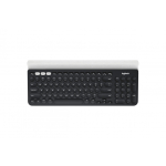 Logitech 920-008042 klaviatuur Universaalne RF juhtmeta &uuml;hendus + Bluetooth QWERTY US rahvusvaheline Valge