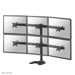 Neomounts FPMA-D700DD6 monitori kinnitus ja alus 68,6 cm (27") Laud Must