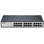 D-Link DGS-1100-24V2 Juhitav L2 Gigabit Ethernet (10/100/1000) 1U Must, Hall
