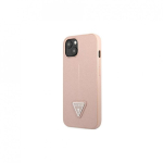 Guess GUHCP14LPSATLP iPhone 14 Pro 6.1" Pink/Pink Hard Case SaffianoTriangle Logo