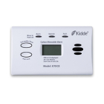 Kidde K7DCO carbon monoxide detector with digital display