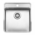 Lavabo Lavabo Aps Tapwell Reginox kitchen sink Ohio 40x40 Tapwing (L), one bowl or mixer tap, 440x510 mm