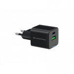 Conceptronic ALTHEA15B mobiilseadme laadija Universaalne Must Vahelduvvool Kiirlaadimine Hoonesisene