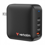 Verbatim Mini GaN Charger 165W Universaalne Must Vahelduvvool Kiirlaadimine Hoonesisene
