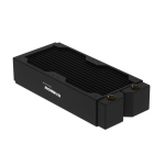 Barrow Dabel-60d Radiator 240 mm - black