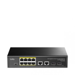 Cudy GS1010PS2 v&otilde;rgul&uuml;liti Mittejuhitav Gigabit Ethernet (10/100/1000) Power over Ethernet tugi Must