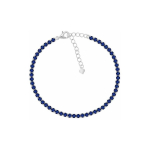 Brilio Brilio Silver Tennis Bracelet with Blue Cubic Zirconia BRC171WB