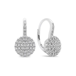 Brilio Brilio Silver Brilio Silver Charming silver earrings with clear zircons EA379W