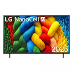 LG NanoCell AI 43NANO81A6A 109,2 cm (43") 4K Ultra HD Nutiteleri funktsioon WiFi Must