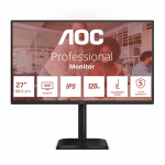 AOC E4 Q27E4U PC lamekuvar 68,6 cm (27") 2560 x 1440 pikslit Quad HD LED Must