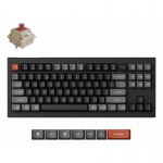 Keychron V3 Ultra 8K klaviatuur Universaalne Bluetooth QWERTY Must