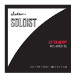 Jackson&reg; Jackson&reg; Soloist&trade; Extra Heavy, elektrikitarri keeled, 12 - 54