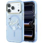 Karl Karl Lagerfeld Script Logo MagSafe kest iPhone 18 Pro Max / 17 Pro Max sinine