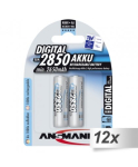 12x2 12x2 Ansmann NiMH bat. 2850 Mignon AA 2650 mAh DIGITAL