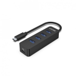 UNITEK uHUB Q4 USB 3.2 Gen 1 (3.1 Gen 1) Type-C 5000 Mbit/s Must
